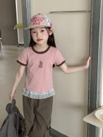 【100-170】半袖 Tシャツ 女の子 おしゃれ シンプル - 画像 (8)