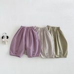 【73-120】パンツ キッズ 無地 カジュアル ゆったり - 画像 (3)