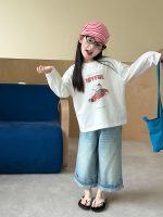 【90-160】長袖Tシャツ 女の子 カートゥーン プリント 肌触り良い - 画像 (12)