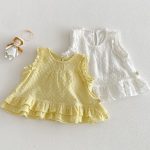 【73-120】トップス or パンツ 女の子 おしゃれ フリルデザイン - 画像 (3)