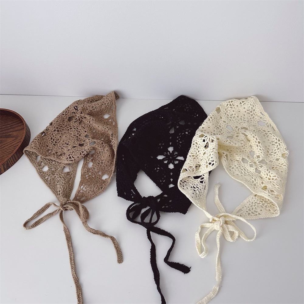 主图-03-4-1.jpg 【GOODS】ヘアバンド 女の子 ベビー レース 透かし編み - 画像 (1)