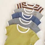 【73-100】セットアップ ベビー ナチュラル やわらか素材 - 画像 (9)