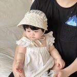 【GOODS】レース帽子 ベビー 女の子 ガーリー UV対策 0-12ヶ月 - 画像 (3)