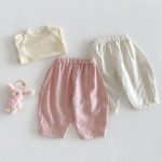 【73-120】パンツ 女の子 無地 おしゃれ ナチュラル - 画像 (4)