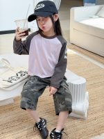 【100-170】長袖Tシャツ 女の子 配色 カジュアル 合わせやすい - 画像 (7)