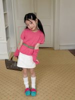 【100-170】ニット トップス 女の子 韓国風 おしゃれ トレンド - 画像 (8)