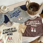 【80-130】半袖Tシャツ 女の子 プリント 刺繍 ゆったり