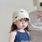 【GOODS】帽子 女の子 ベビー おしゃれ ドット柄 薄手素材 5-24ヶ月 - 画像 (3)