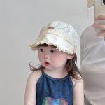 【GOODS】帽子 女の子 ベビー おしゃれ ドット柄 薄手素材 5-24ヶ月 - 画像 (5)
