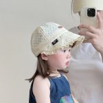 【GOODS】帽子 女の子 ベビー おしゃれ ドット柄 薄手素材 5-24ヶ月 - 画像 (8)