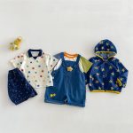 【73-120】Tシャツ or アウター or パンツ ベビー 男の子 星柄