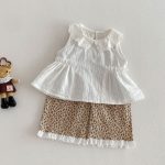 【73-120】トップス or ヒョウ柄パンツ ベビー 女の子 おしゃれ 可愛い - 画像 (3)