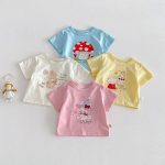 【73-120】半袖Ｔシャツ ベビー 女の子 可愛い プリント - 画像 (3)