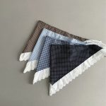【GOODS】ヘッドスカーフ 女の子 チェック柄 通園・お出かけに - 画像 (11)