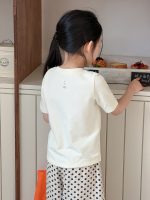 【100-170】半袖Tシャツ 女の子 無地 シンプル - 画像 (7)
