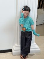 【100-170】ニット トップス 女の子 韓国風 おしゃれ トレンド - 画像 (2)