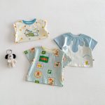 【73-120】半袖Ｔシャツ ベビー 男の子 カートゥーン - 画像 (4)
