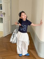 【100-170】半袖Tシャツ 女の子 数字柄 外遊び・スポーツに - 画像 (3)