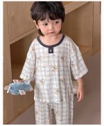 【90-160】パジャマ ルームウェア 男の子 半袖 やわらか素材 ゆったり - 画像 (6)