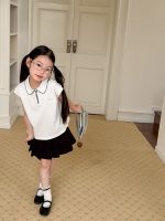 【100-170】ポロシャツ風Tシャツ 女の子 シンプル さわやか - 画像 (8)