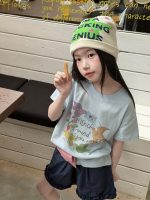 【90-160】半袖Tシャツ 女の子 トレンド プリント コーデの主役に - 画像 (10)