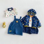 【73-120】Tシャツ or アウター or パンツ ベビー 男の子 星柄 - 画像 (5)