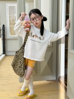 【100-170】長袖トップス 女の子 犬柄 カートゥーン 合わせやすい - 画像 (3)