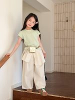 【100-170】パンツ 女の子 おしゃれ フェイクレイヤード - 画像 (7)