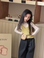 【100-170】キャミソール or インナー 女の子 レイヤード ドット柄 - 画像 (4)