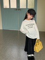 【100-170】長袖トップス 女の子 英字プリント 日焼け防止 - 画像 (3)