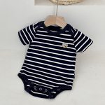 【66-90】ロンパース ベビー 半袖 新生児 薄手 男の子 かわいい - 画像 (7)