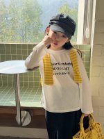 【100-170】長袖トップス 女の子 英字プリント 日焼け防止 - 画像 (6)