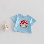 【73-120】半袖Ｔシャツ ベビー 女の子 可愛い プリント - 画像 (7)