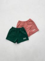 【80-130】セットアップ キッズ 半袖 Tシャツ+ショートパンツ 薄手 男女兼用 シンプル - 画像 (9)
