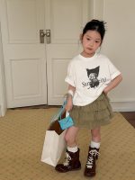 【90-160】半袖Tシャツ 女の子 ねこ柄 可愛い カジュアル - 画像 (6)