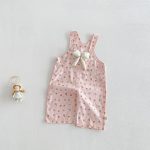 【73-120】Tシャツ or サロペット ベビー 女の子 可愛い 花柄 リボン付き - 画像 (10)