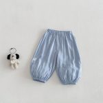 【73-120】パンツ ベビー 男女兼用 無地 ナチュラル 通気性抜群 - 画像 (8)