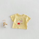 【73-120】半袖Ｔシャツ ベビー 女の子 可愛い プリント - 画像 (8)