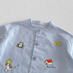 【73-120】半袖シャツ or パンツ ベビー 男の子 前開き プリント - 画像 (13)