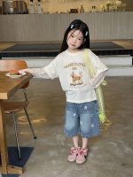 【100-170】トップス 女の子 おしゃれ レイヤード風 レース 切り替え - 画像 (7)