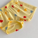 【80-130】セットアップ 女の子 ノースリーブ ハート・ドット柄 トップス＆ショートパンツ - 画像 (21)