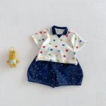 【73-120】Tシャツ or アウター or パンツ ベビー 男の子 星柄 - 画像 (9)