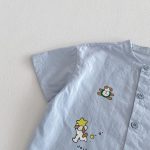 【73-120】半袖シャツ or パンツ ベビー 男の子 前開き プリント - 画像 (14)