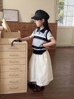 【100-170】ミディ丈スカート 女の子 韓国風 ガーリー ふんわり - 画像 (6)