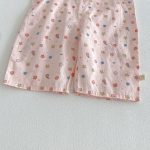 【73-120】Tシャツ or サロペット ベビー 女の子 可愛い 花柄 リボン付き - 画像 (15)