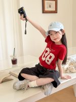 【100-170】半袖Tシャツ 女の子 数字柄 外遊び・スポーツに - 画像 (5)