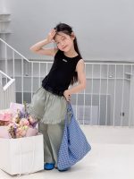 【100-170】ベスト 女の子 フリルデザイン シンプル - 画像 (6)