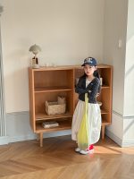 【100-160】アウター 女の子 ボーダー フード付き カジュアル - 画像 (6)