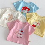 【73-120】半袖Ｔシャツ ベビー 女の子 可愛い プリント - 画像 (12)