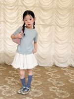 【100-170】半袖Tシャツ 女の子 無地 シンプル - 画像 (10)